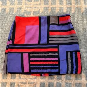 Color block skirt